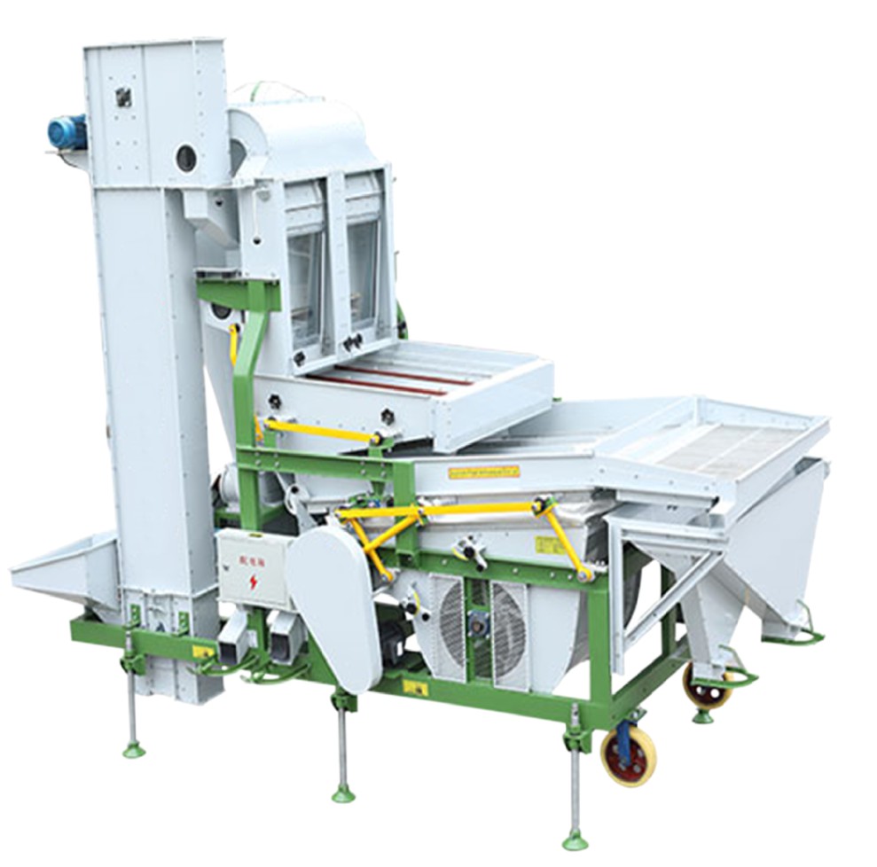 風(fēng)選+重力清選機(jī) Air separation + gravity cleaner